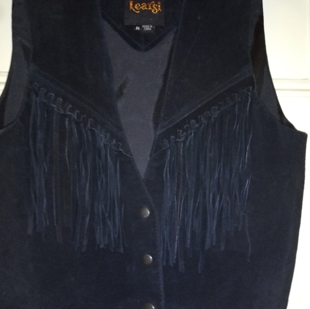 Women's Suede Vest
